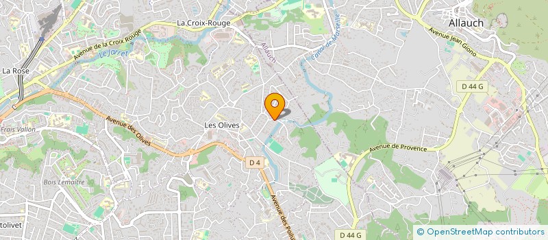 localisation de l'entreprise LES PAYSAGES D'HERVE à MARSEILLE