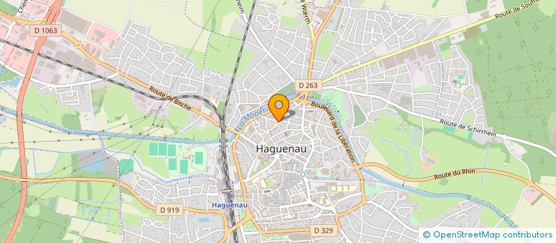 localisation de l'entreprise LES PAYSAGES DE FLO  HAGUENAU