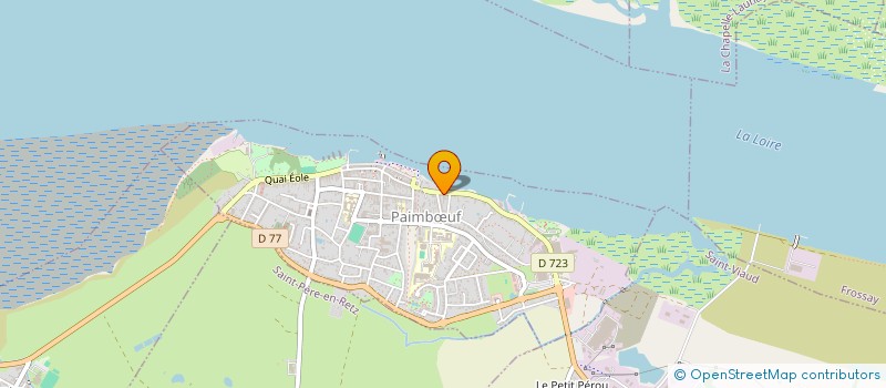 localisation de l'entreprise LES PAYSAGES DU LITTORAL  PAIMBUF