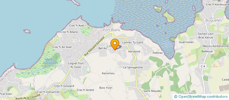 localisation de l'entreprise LES PAYSAGES DU TREGOR à PENVENAN