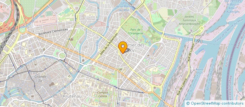 localisation de l'entreprise LES PAYSAGISTES A VELO à STRASBOURG