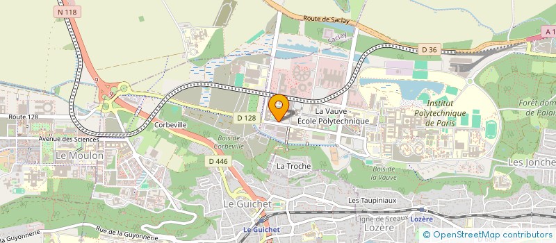 localisation de l'entreprise LES PEAKY BLINDES à PALAISEAU