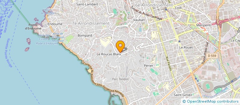 localisation de l'entreprise LES PEAUX DE COULEURS à MARSEILLE
