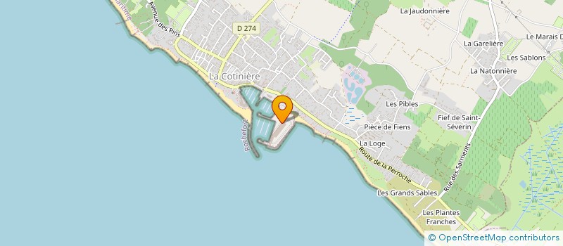 localisation de l'entreprise LES PECHERIES DE LA COTINIERE à SAINT-PIERRE-D'OLERON