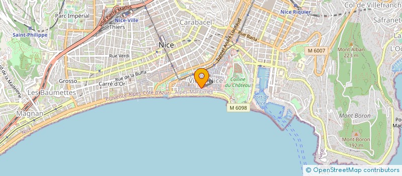 localisation de l'entreprise LES PECHERIES DE LA MEDITERRANEE à NICE