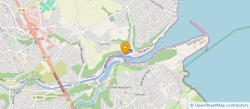 localisation de l'entreprise LES PECHERIES DU LEGUE  PLERIN