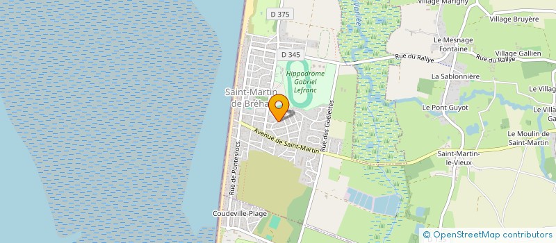 localisation de l'entreprise LES PECHERIES NORMANDES à BREVILLE-SUR-MER