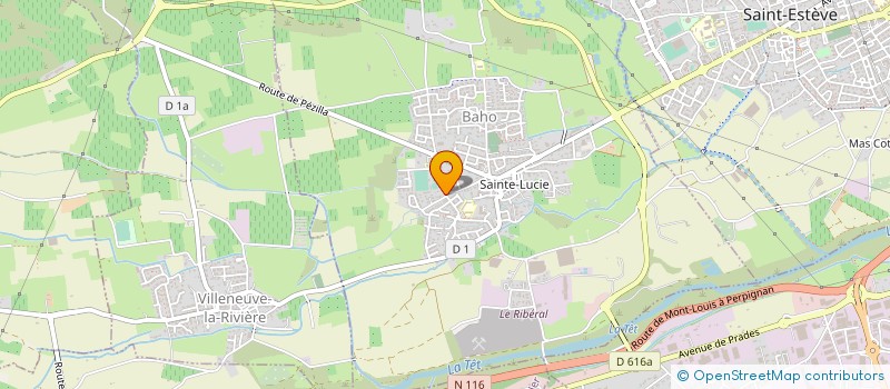 localisation de l'entreprise LES PECHERS  BAHO