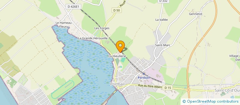 localisation de l'entreprise LES PECHEURS  PORT-BAIL-SUR-MER