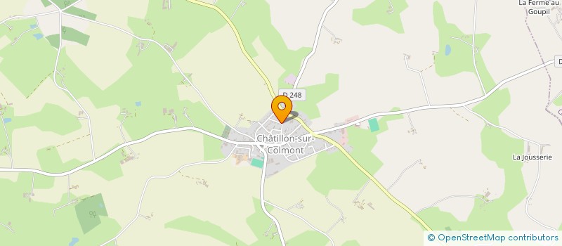 localisation de l'entreprise LES PECHEURS DE LA BAIE  CHATILLON-SUR-COLMONT