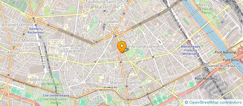 localisation de l'entreprise LES PECHEURS DE LUNE  PARIS