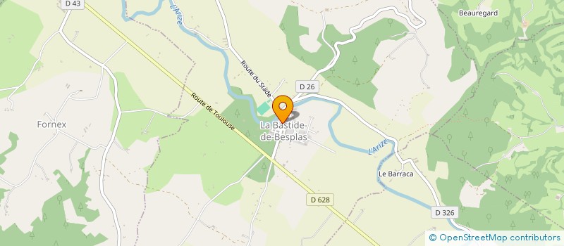 localisation de l'entreprise LES PECHEURS DU BESPLAS à LA BASTIDE-DE-BESPLAS