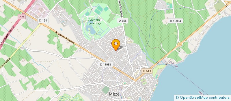 localisation de l'entreprise LES PECHEURS DU CASTILLOU à MEZE