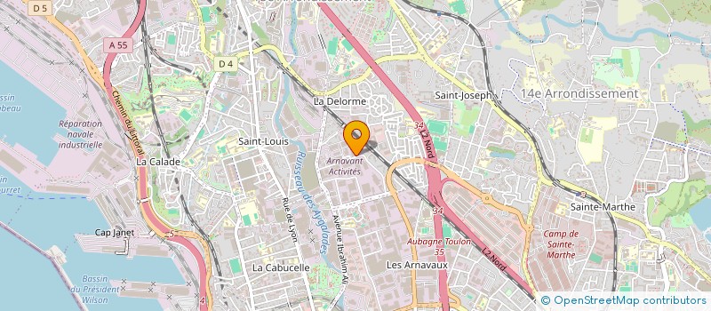localisation de l'entreprise LES PECHEURS DU COEUR à MARSEILLE
