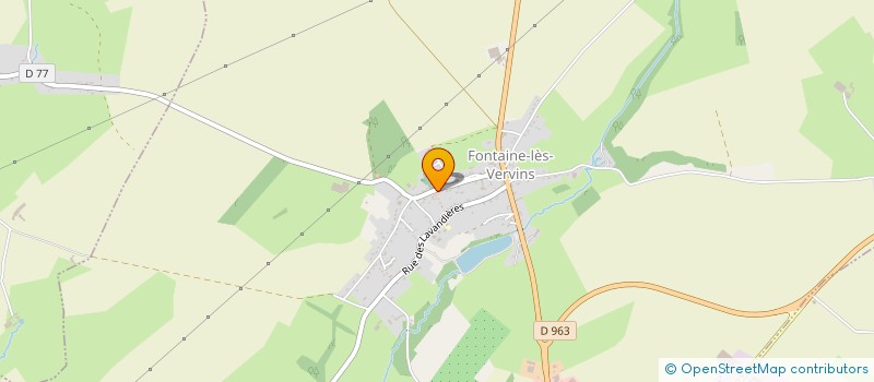 localisation de l'entreprise LES PECHEURS DU MOULIN BRULE  FONTAINE-LES-VERVINS