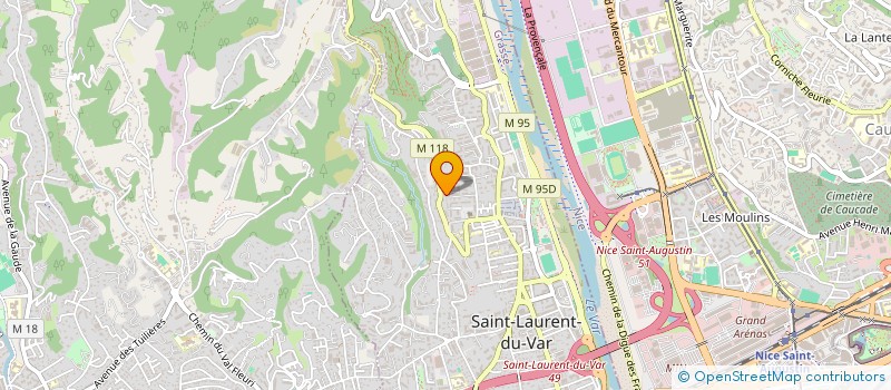 localisation de l'entreprise LES PECHEURS REUNIS à SAINT LAURENT DU VAR