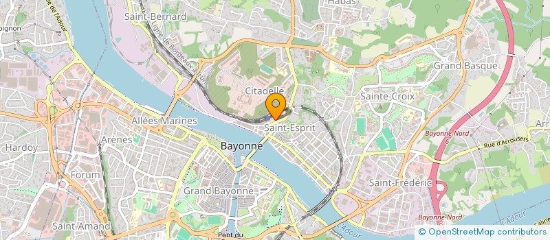 localisation de l'entreprise LES PEDIATRES BAYONNAISES  BAYONNE