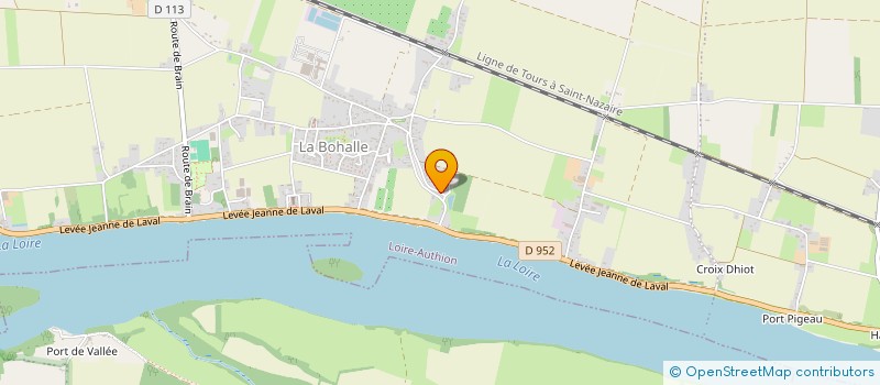 localisation de l'entreprise LES PEGASES à LOIRE-AUTHION