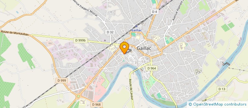 localisation de l'entreprise LES PEINTRES DU GAILLACOIS à GAILLAC