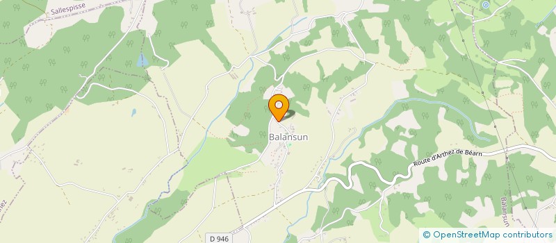 localisation de l'entreprise LES PEINTRES DU LUNDI à BALANSUN