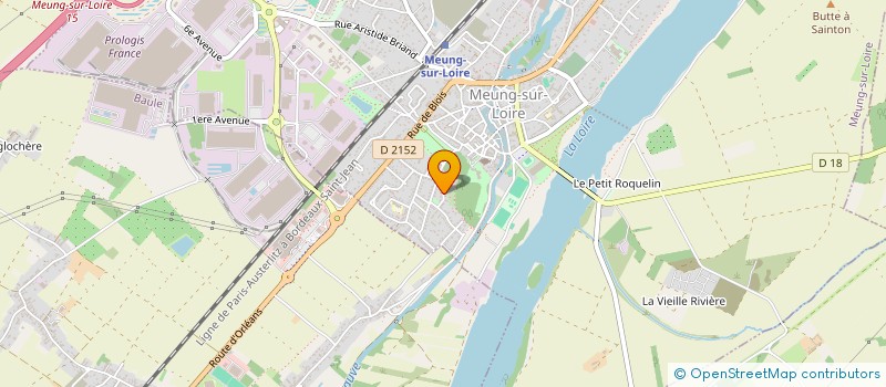 localisation de l'entreprise LES PEINTRES DU VAL DE LOIRE à MEUNG-SUR-LOIRE