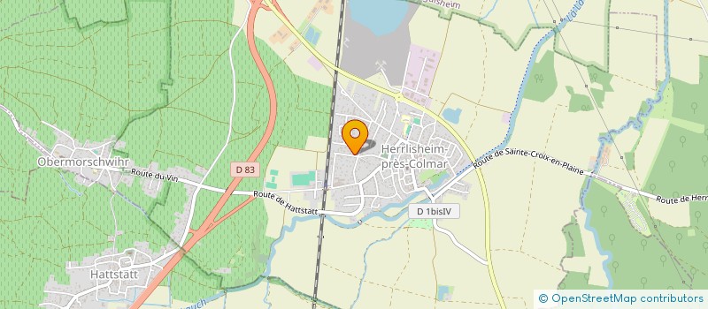 localisation de l'entreprise LES PEINTURES DU VIGNOBLE  VGTLINSHOFFEN