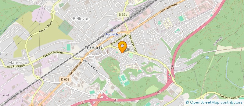 localisation de l'entreprise LES PEINTURES MAYER à MORSBACH