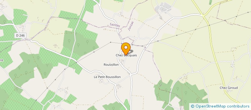 localisation de l'entreprise LES PELERINS  SAINT-GERMAIN-DU-SEUDRE