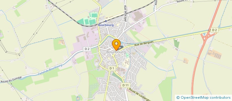 localisation de l'entreprise LES PELICANS DE LA LAGUNE  BOURBOURG