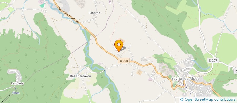 localisation de l'entreprise LES PELISSONES  SEYNE