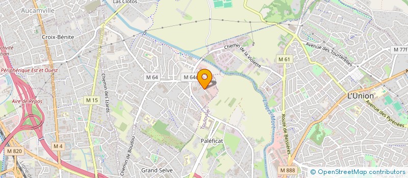 localisation de l'entreprise LES PELLICULAGES TOULOUSAINS à LAUNAGUET