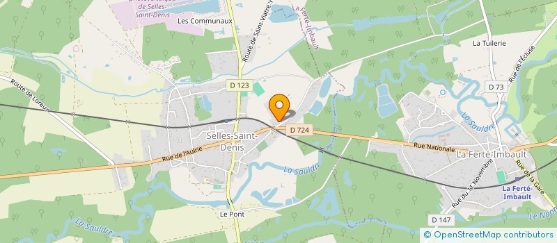 localisation de l'entreprise LES PELLOIS  SELLES-SAINT-DENIS