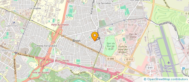 localisation de l'entreprise LES PELOTES MASQUEES à BRON