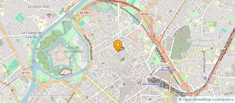 localisation de l'entreprise LES PENITENTES à LILLE