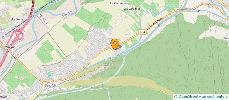 localisation de l'entreprise LES PENITENTS à LES MEES