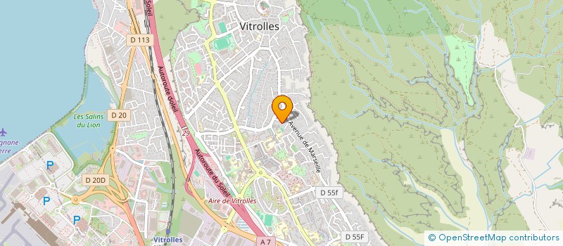 localisation de l'entreprise LES PENITENTS à VITROLLES