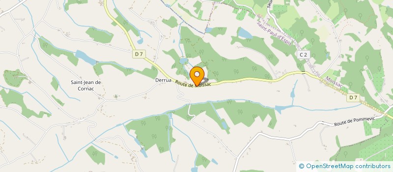 localisation de l'entreprise LES PENITENTS BLANCS 31  SAINT-PAUL-D'ESPIS