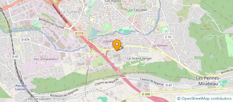localisation de l'entreprise LES PENNES AMITIE à LES PENNES-MIRABEAU