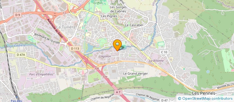localisation de l'entreprise LES PENNES LOCATION TP SERVICES à LES PENNES-MIRABEAU