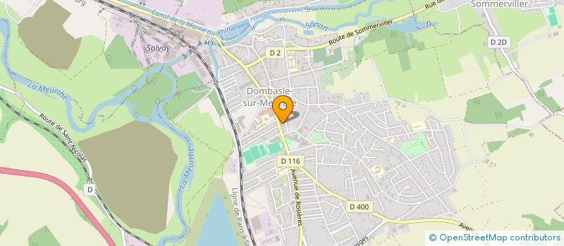 localisation de l'entreprise LES PENSEES DE CHLOE à DOMBASLE-SUR-MEURTHE