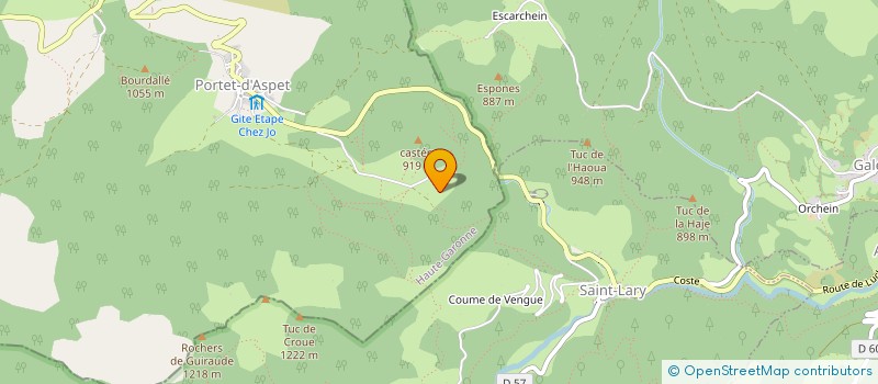 localisation de l'entreprise LES PENSEES SAUVAGES  PORTET-D'ASPET