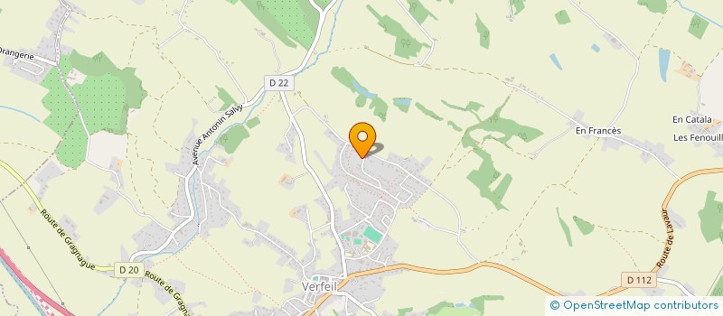localisation de l'entreprise LES PEPA  VERFEIL