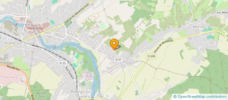 localisation de l'entreprise LES PEPETTES EN 4L à RUELLE-SUR-TOUVRE