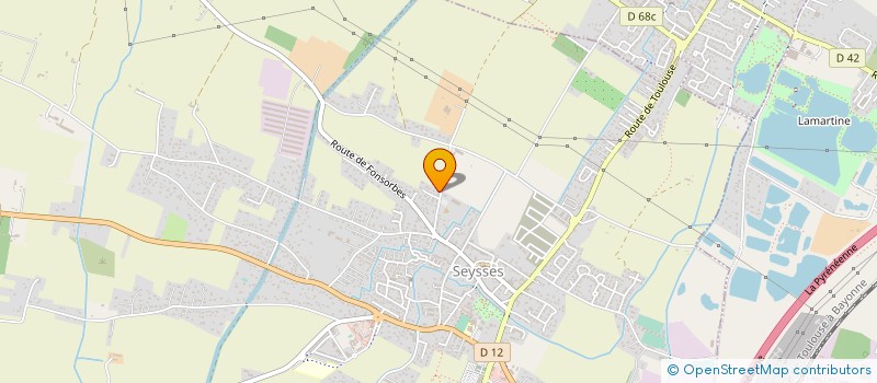 localisation de l'entreprise LES PEPINIERES DE GOUNY  SEYSSES