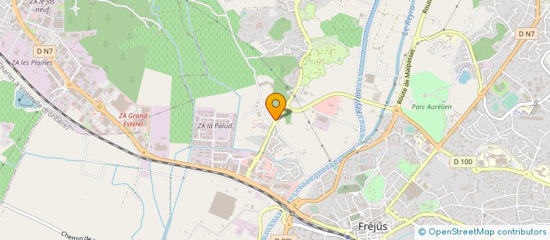 localisation de l'entreprise LES PEPINIERES DE L ESTEREL à FREJUS