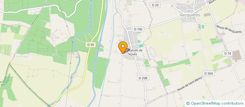 localisation de l'entreprise LES PEPINIERES DU TREBON  NOVES