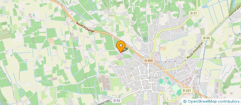 localisation de l'entreprise LES PEPINIERISTES PRODUCTEURS DU COMTAT à SARRIANS