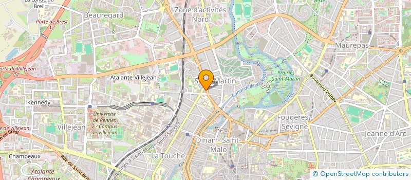 localisation de l'entreprise LES PEPITES BRETONNES EN ROUTE VERS LE REVE OLYMPIQUE à RENNES
