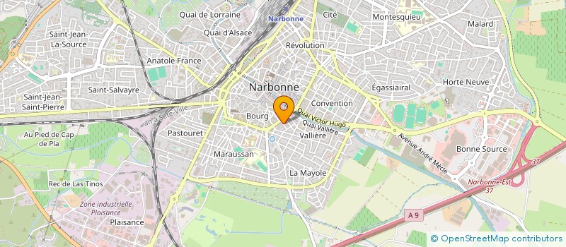 localisation de l'entreprise LES PEPITES D'AILLEURS à NARBONNE