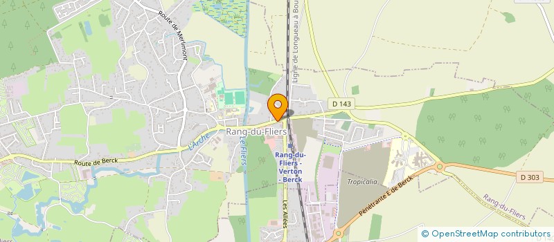 localisation de l'entreprise LES PEPITES D'OPALE  RANG-DU-FLIERS